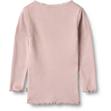 Wheat Soft Lilac Rib Bluse Reese