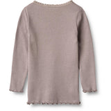 Wheat Dusty Purple Rib Bluse Reese