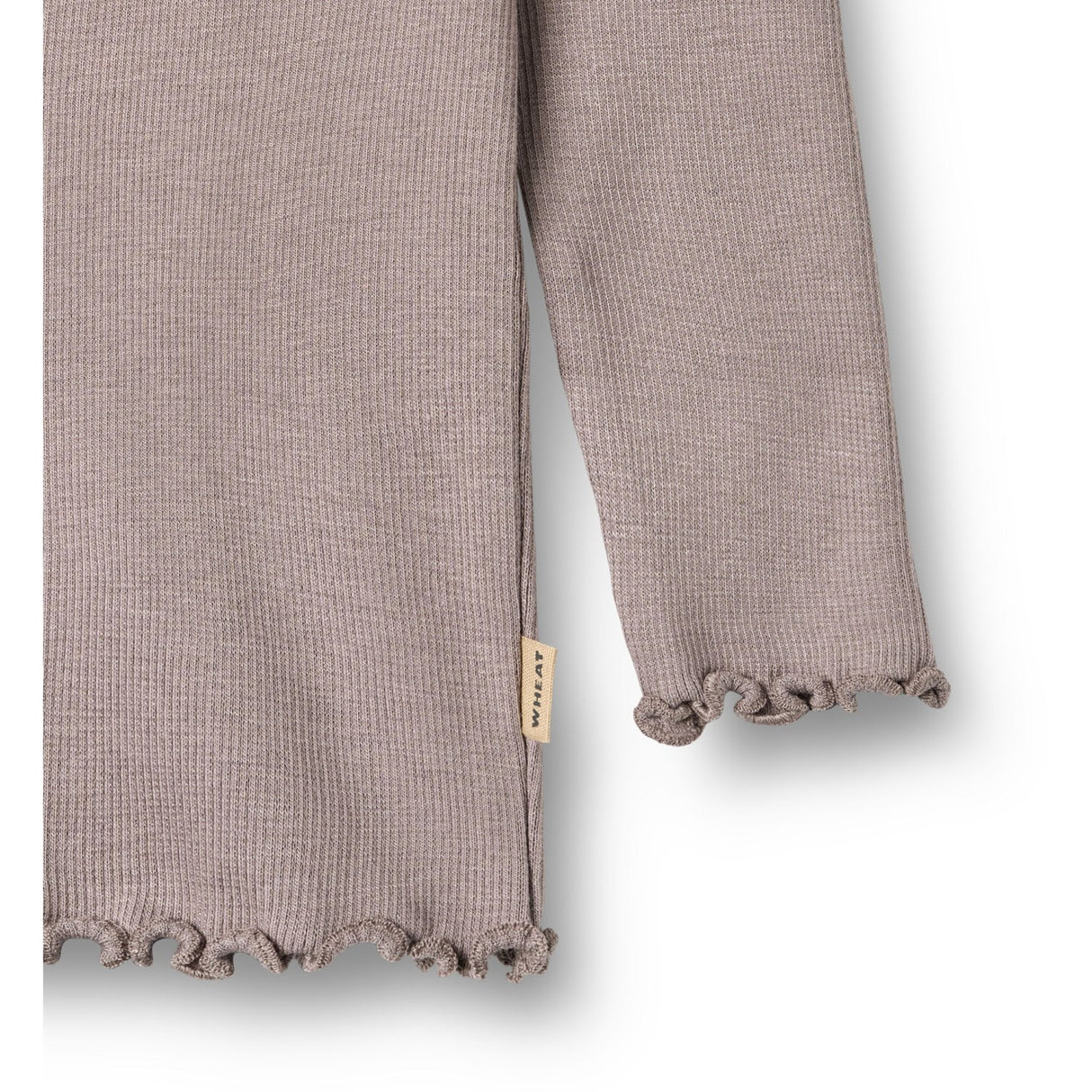 Wheat Dusty Purple Rib Bluse Reese