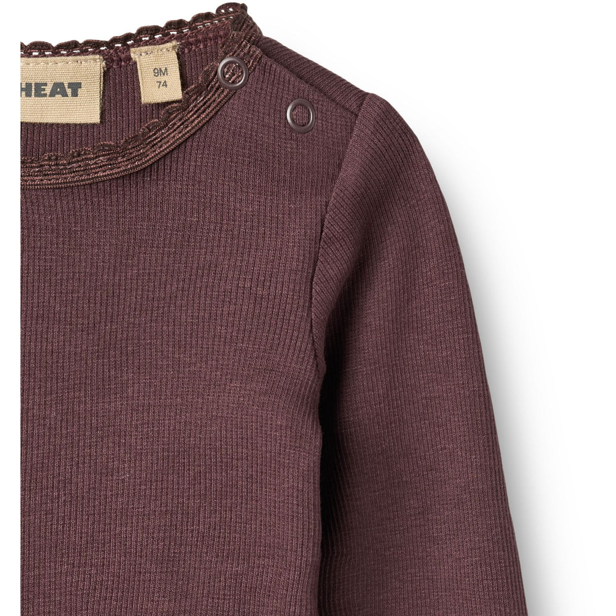 Wheat Fudge Rib Bluse Reese