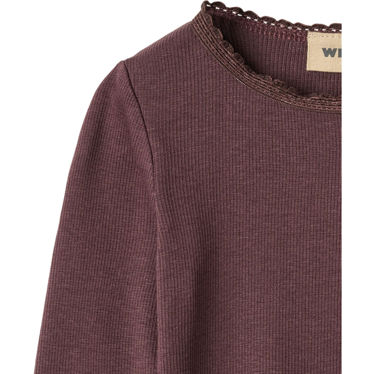 Wheat Fudge Rib Bluse Reese