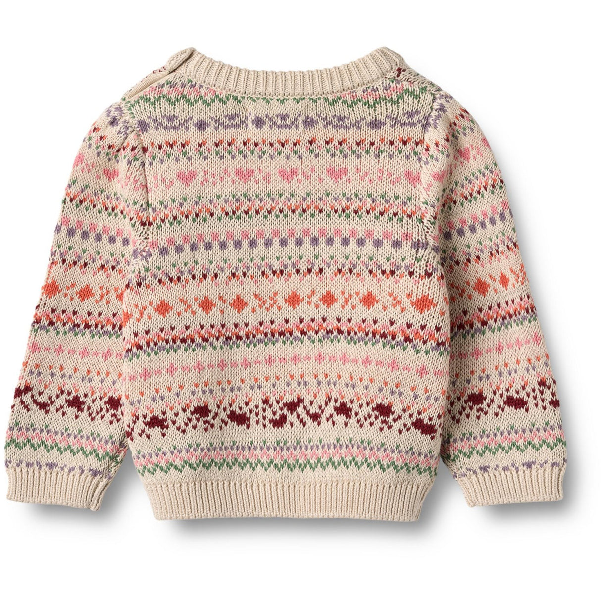 Wheat Multi Jaquard Pullover Olga