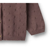 Wheat Plum Strik Cardigan Maia