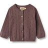 Wheat Plum Strik Cardigan Maia