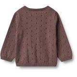 Wheat Plum Strik Cardigan Maia