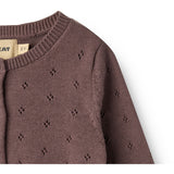 Wheat Plum Strik Cardigan Maia