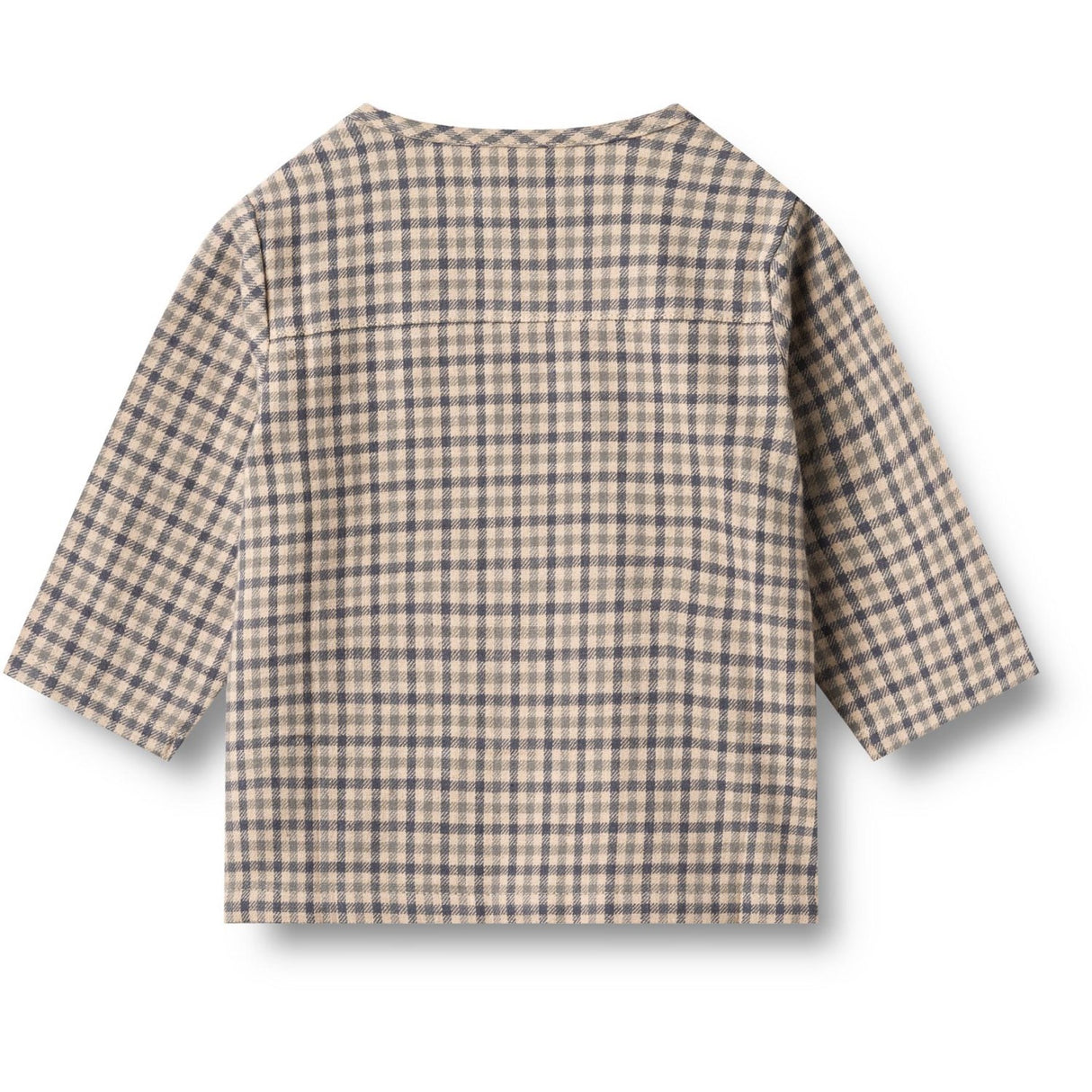 Wheat Blue Check Skjorte L/S Shelby