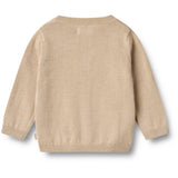 Wheat Warm Sand Strik Cardigan Sofus