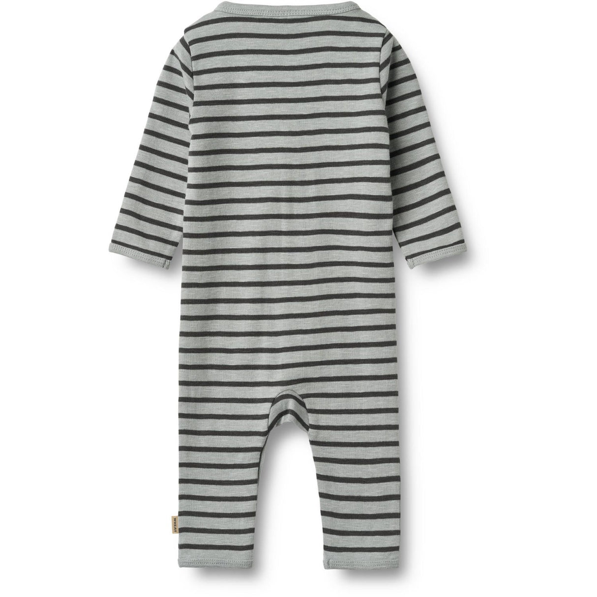 Wheat Soft Blue Stripe Buksedragt L/S Dusty