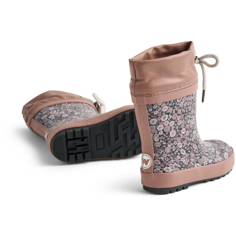 Wheat Black Sea Garden Gummistøvler Thermo Print