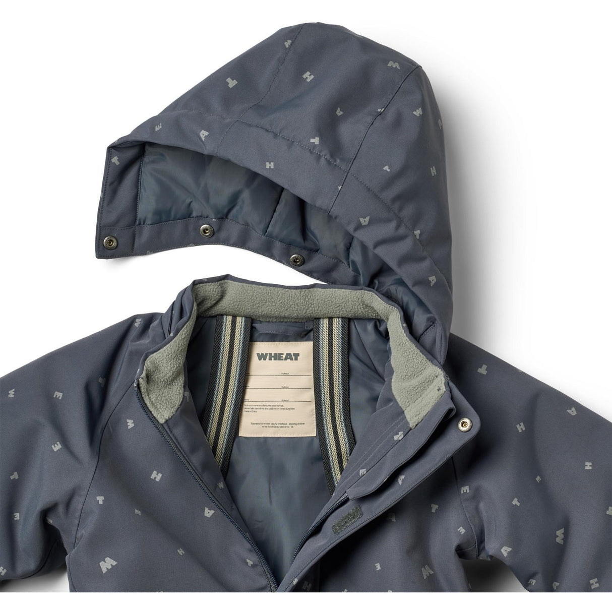 Wheat Greyblue Letters Flyverdragt Miko