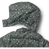 Wheat Forest Lake Checked Flowers Puffer Jakke Karla