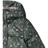 Wheat Forest Lake Checked Flowers Puffer Jakke Karla