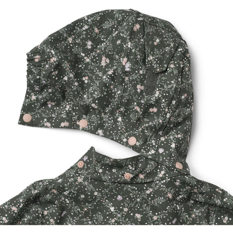 Wheat Forest Lake Checked Flowers Regntøj Ollo Jakke