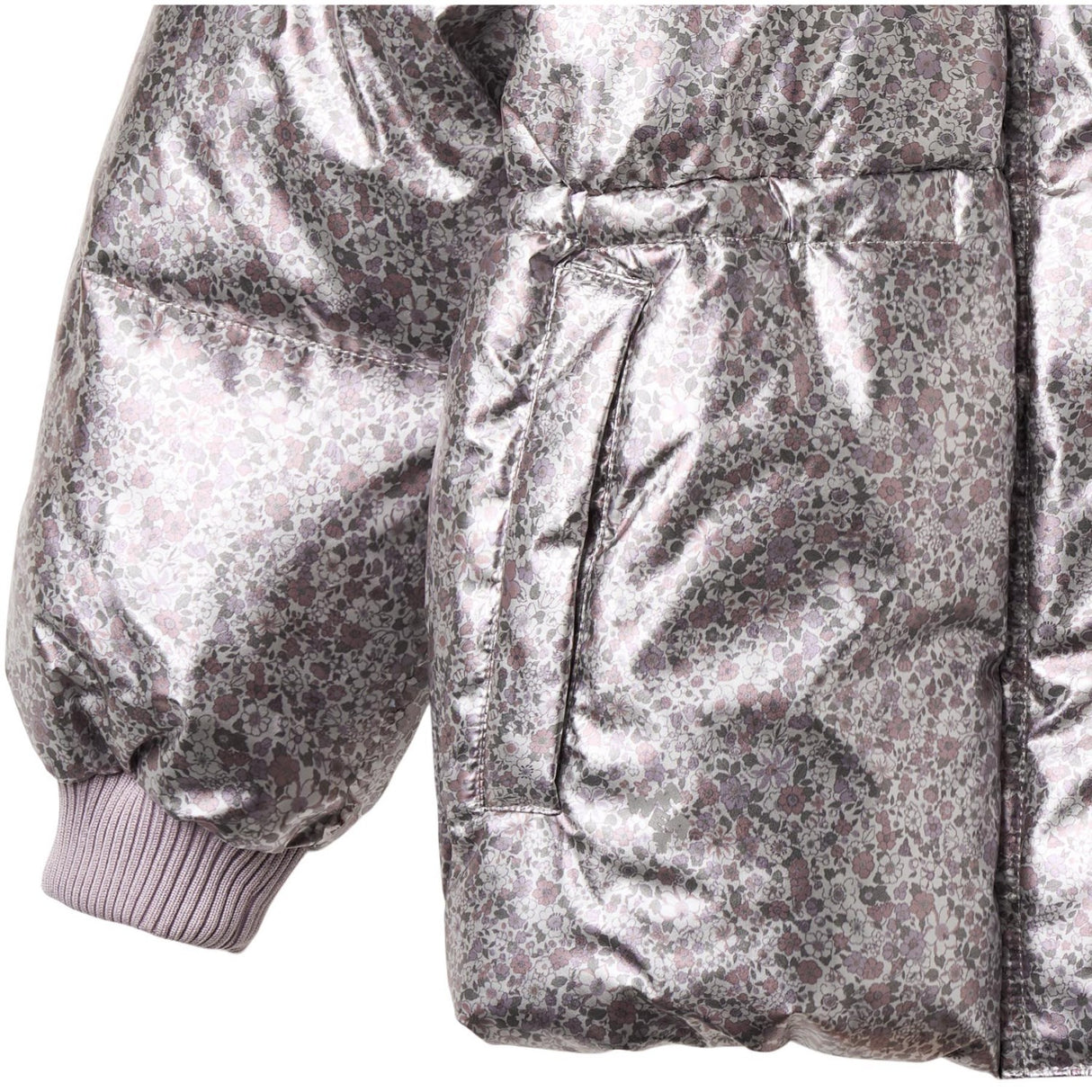 Wheat Silver Flower Meadow Puffer Jakke Eli