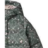 Wheat Forest Lake Checked Flowers Puffer Frakke Yrsa