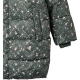 Wheat Forest Lake Checked Flowers Puffer Frakke Yrsa