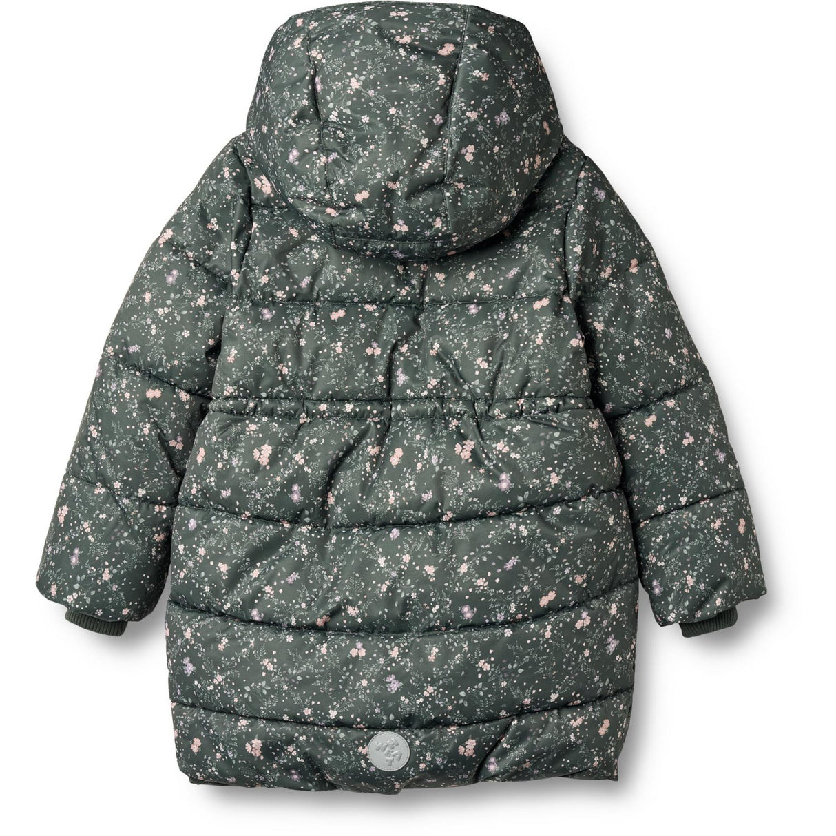 Wheat Forest Lake Checked Flowers Puffer Frakke Yrsa