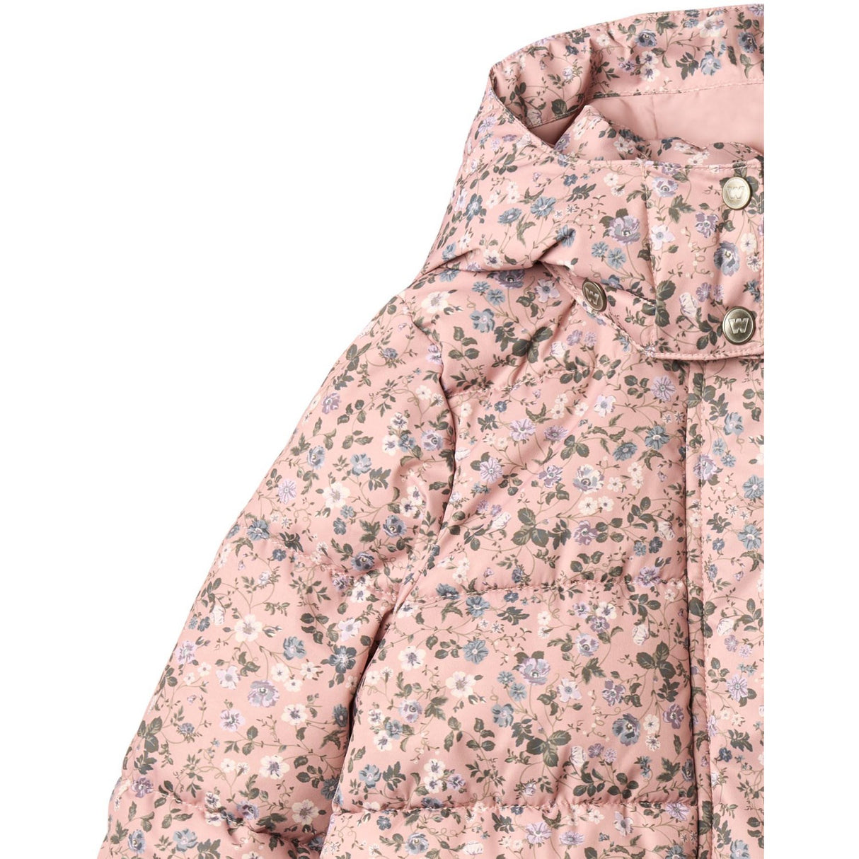 Wheat Rose Powder Flowers Puffer Frakke Yrsa