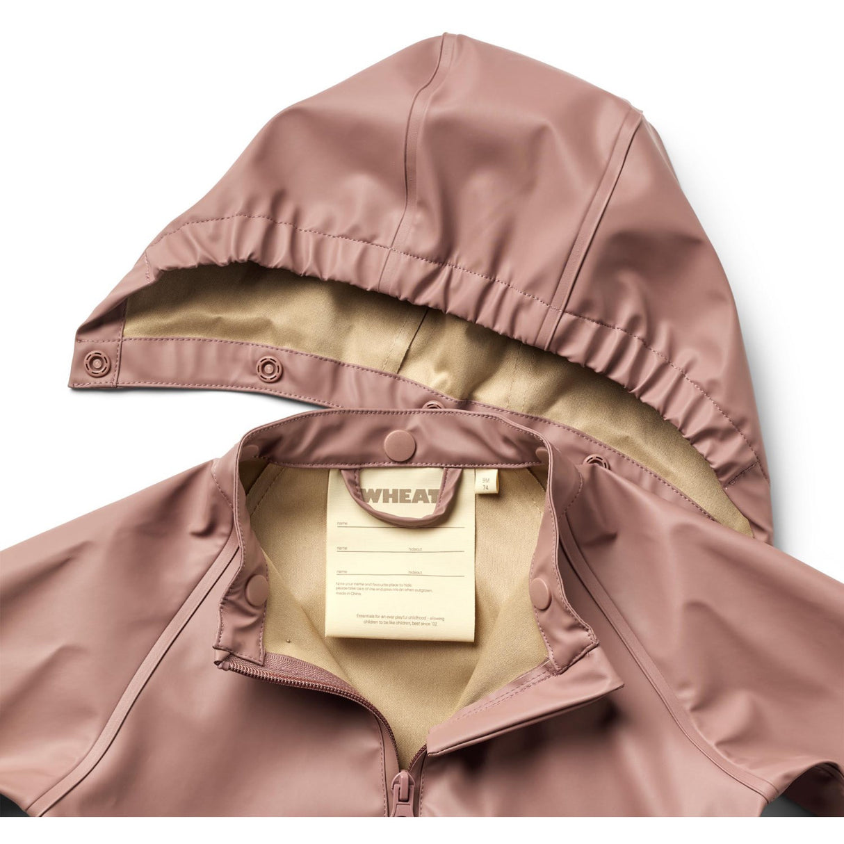 Wheat Dusty Lilac Regndragt Mika