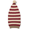 Wheat Red Stripe Strikket Nissehue