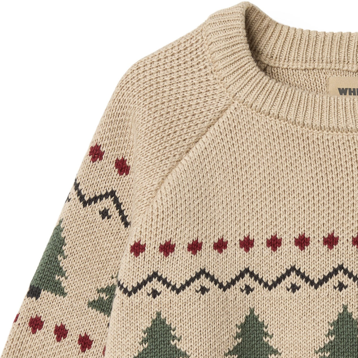 Wheat Warm Sand Jacquard Pullover Balou