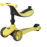 My Hood Yellow Kick'N'Ride Løbehjul