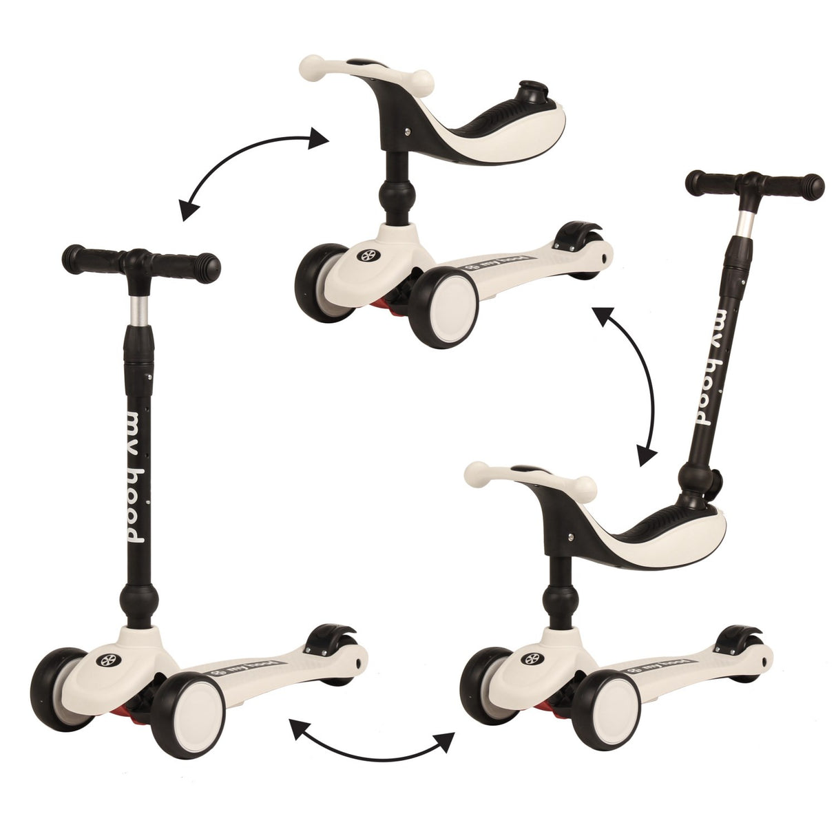 My Hood Cool Grey Kick'N'Ride