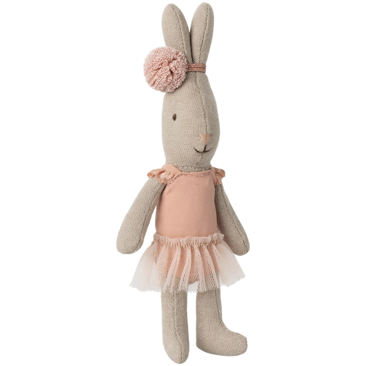 Maileg Rabbit, Micro - Ballet Dragt Og Nederdel Rose