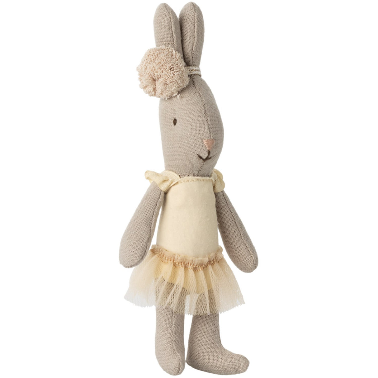 Maileg Rabbit, Micro - Ballet Dragt Og Nederdel Cream