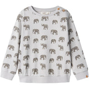 Lil'Atelier Vapor Blue Elephant Nmmdias Ls Loose Sweat Lil
