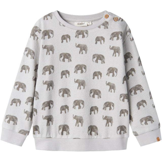 Lil'Atelier Vapor Blue Elephant Nmmdias Ls Loose Sweat Lil