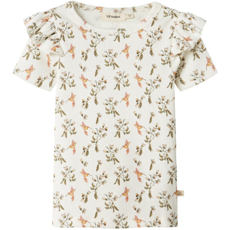 Lil'Atelier Coconut Milk Humming Bird Nmflavo Evo Ss Slim Top Lil