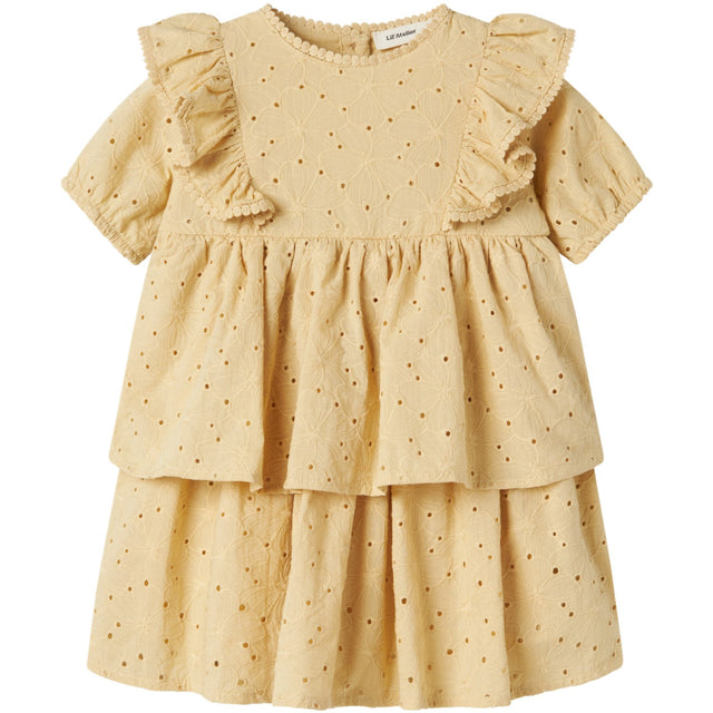 Lil'Atelier Sea Mist Nmffabioli Ss Loose Kjole Lil