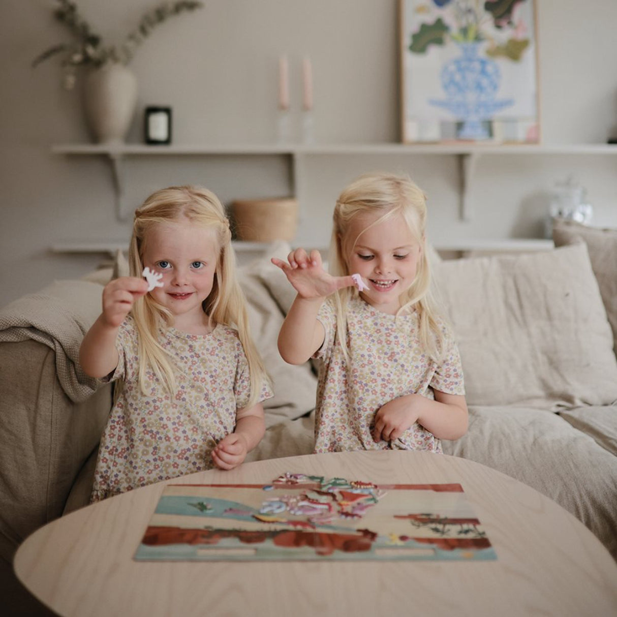 Mushie Dino Reusable Klistermærke Sæt