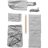 MEMBANTU Grey Organic Baby Slyngevugge Premium