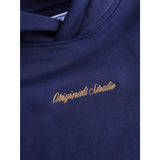 Jack & Jones Junior Ocean Cavern Jornorrebro Emb Sweat Hætte Noos Jnr