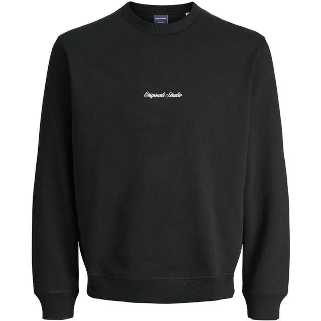 Jack & Jones Junior Black Jornorrebro Emb Sweat Crew Noos Jnr
