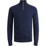 Jack & Jones Junior Navy Blazer Jjeemil Strik Half Zip Noos Jnr