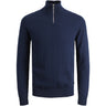 Jack & Jones Junior Navy Blazer Jjeemil Strik Half Zip Noos Jnr