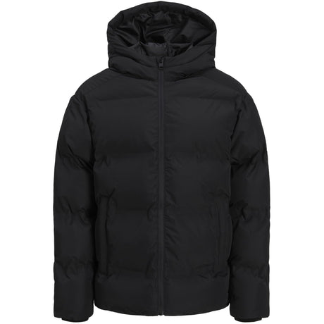 Jack & Jones Junior Black Jjesoho Puffer Hætte Sn Jnr