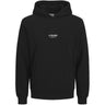 Jack & Jones Junior Black Jjesoho Sweat Hætte Noos Jnr