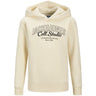 Jack & Jones Junior Antique White Big Print Jjmakoto Sweat Hætte Jnr