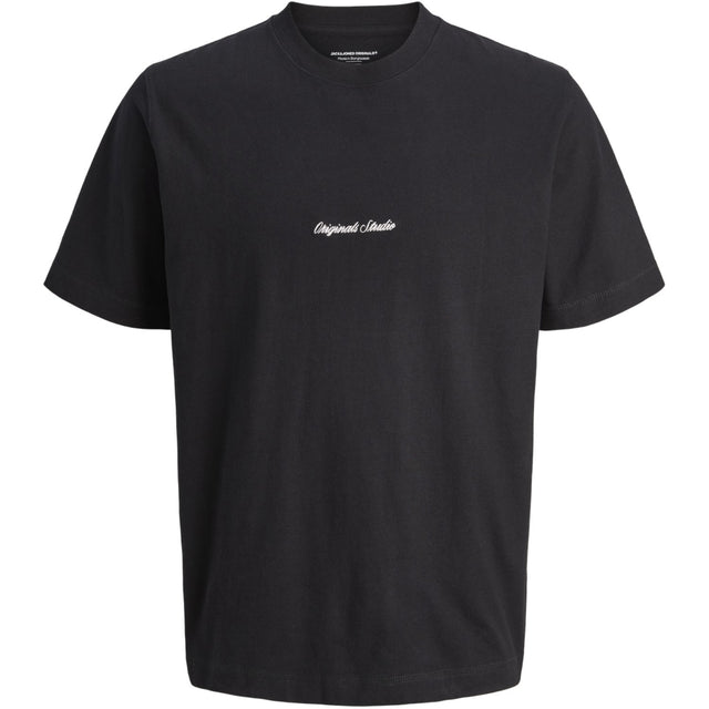 Jack & Jones Junior Black Jornorrebro Emb Tee Ss Cn Noos Jnr