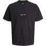 Jack & Jones Junior Black Jornorrebro Emb Tee Ss Cn Noos Jnr
