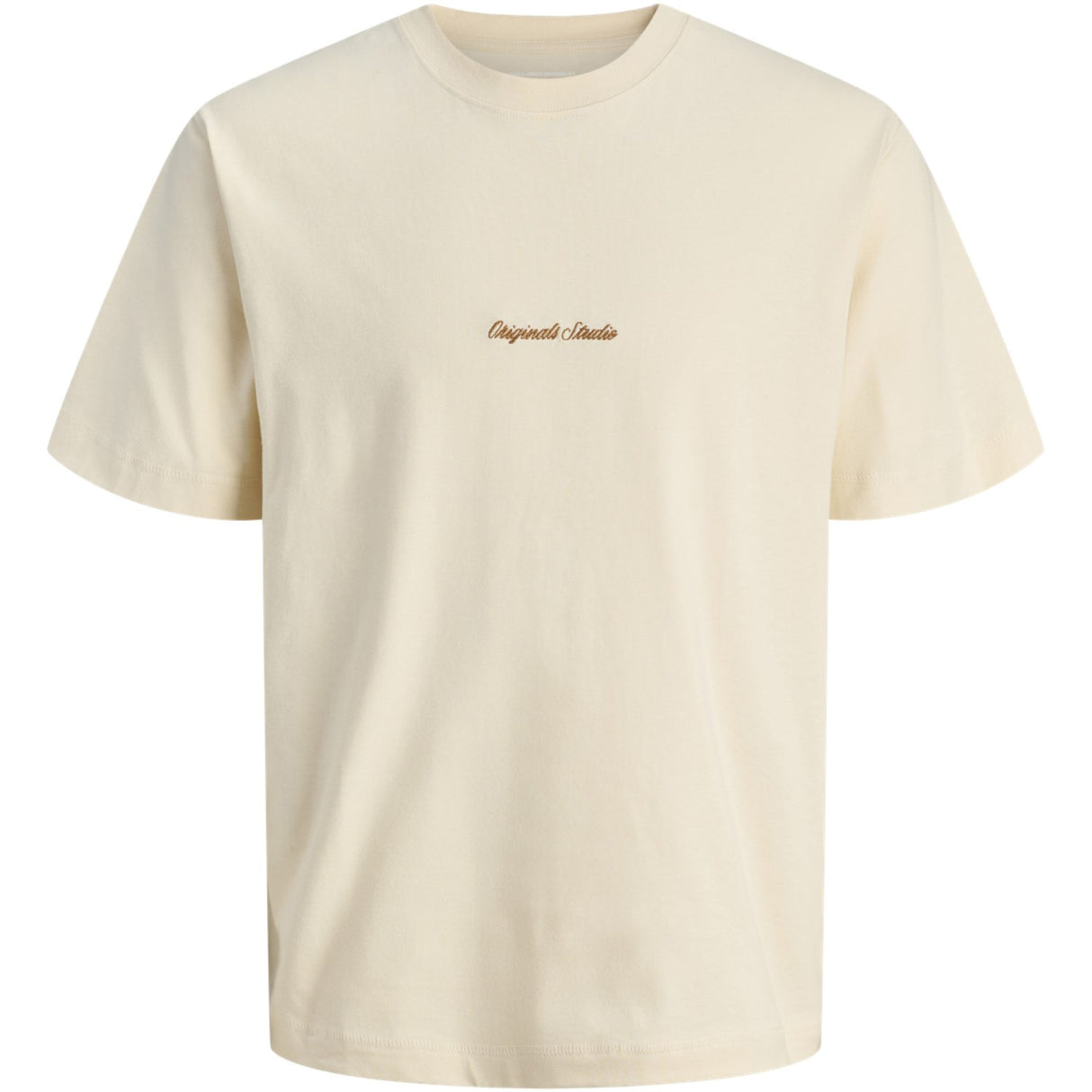 Jack & Jones Junior Antique White Jornorrebro Emb Tee Ss Cn Noos Jnr