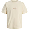 Jack & Jones Junior Antique White Jornorrebro Emb Tee Ss Cn Noos Jnr