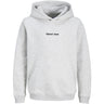 Jack & Jones Junior White Melange Jornorrebro Emb Sweat Hætte Noos Jnr