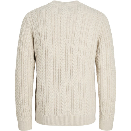 Jack & Jones Junior Silver Lining Melange Jprblusean Strik Cable Crew Neck Jnr