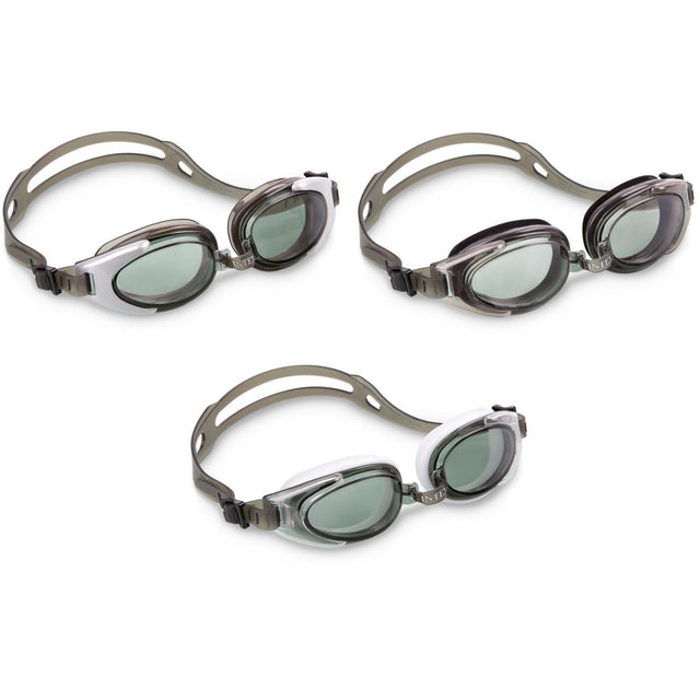 INTEX® Black/Grey Water Sport Svømmebriller